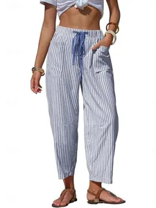 damen-kunstbaumwollleinen-hose-freizeith-blau-6