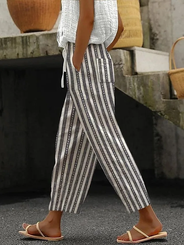 damen-kunstbaumwollleinen-hosen-hose-all-grau-1