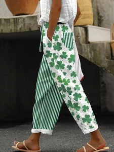 damen-kunstbaumwollleinen-hosen-hose-lei-grun-3