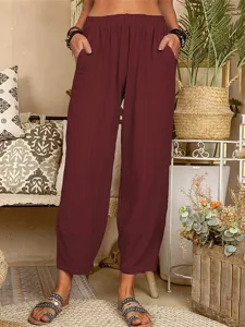 damen-kunstbaumwollleinen-hosen-hose-lei-wein-11