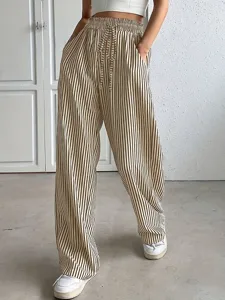 damen-kunstbaumwollleinen-jogginghose-we-braun-7