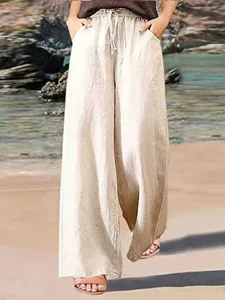 damen-kunstbaumwollleinen-palazzo-hose-m-aprikose-26