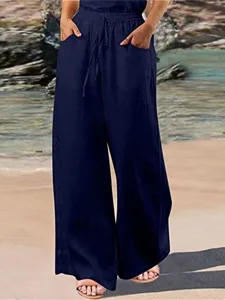 damen-kunstbaumwollleinen-palazzo-hose-m-marineblau-1