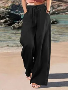 damen-kunstbaumwollleinen-palazzo-hose-m-schwarz-12