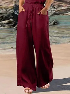 damen-kunstbaumwollleinen-palazzo-hose-m-wein-29