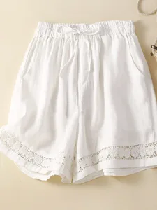 damen-kunstbaumwollleinen-shorts-stoffho-beige-11