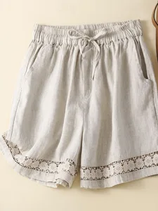 damen-kunstbaumwollleinen-shorts-stoffho-knackmandel-1