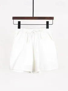 damen-kunstbaumwollleinen-shorts-stoffho-wei-5