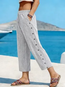 damen-kunstbaumwollleinen-stoffhosen-hos-grau-3