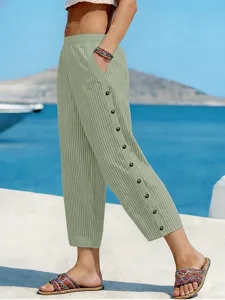 damen-kunstbaumwollleinen-stoffhosen-hos-hellgrun-4