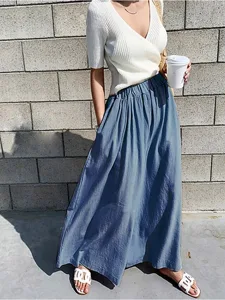 damen-kunstbaumwollleinen-stoffhosen-mod-wasserblau-12