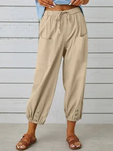 damen-kunstbaumwollleinen-stoffhosen-pal-khaki-11