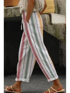 damen-kunstbaumwollleinen-stoffhosen-str-grun-1