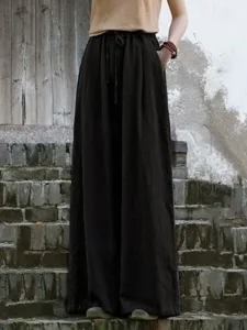 damen-kunstbaumwollleinen-stoffhosen-str-schwarz-4