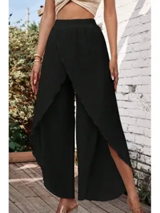 damen-kunstbaumwollleinen-stoffhosen-str-schwarz-6