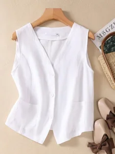 damen-kunstbaumwollleinen-tasche-knopfe-wei-19