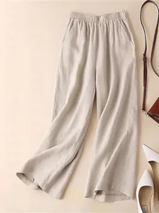 damen-kunstbaumwollleinen-weites-bein-ch-aprikose-4