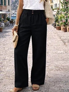 damen-kunstbaumwollleinen-weites-bein-ch-schwarz-8