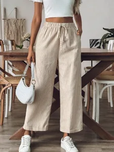 damen-kunstbaumwollleinen-weites-bein-ho-gelb-8