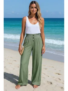 damen-kunstbaumwollleinen-weites-bein-ko-grun-1
