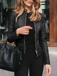 damen-kunstlederjacke-freizeitjacke-bequ-schwarz-4