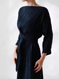 damen-langes-kleid-maxikleid-baumwoll-le-dunkelblau-6