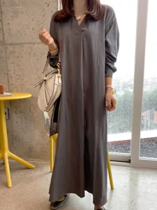 damen-langes-kleid-maxikleid-baumwoll-le-dunkelgray-9