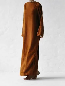 damen-langes-kleid-maxikleid-baumwoll-le-leicht-braun-4