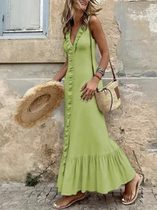 damen-langes-kleid-maxikleid-baumwoll-mi-grun-4