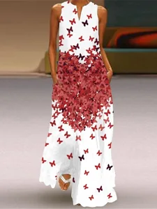 damen-langes-kleid-maxikleid-blumenkleid-rote-2