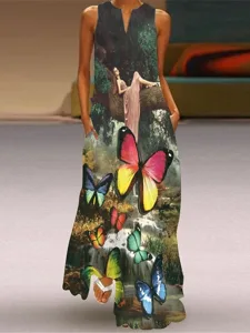 damen-langes-kleid-maxikleid-tragerkleid-dunkelgrun-3