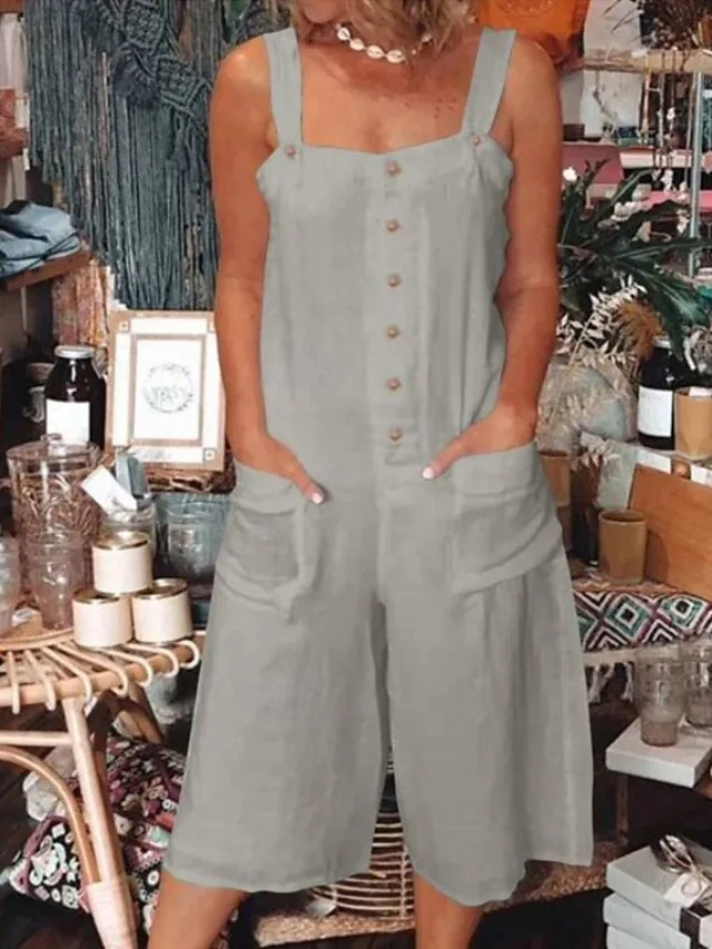 damen-latzhose-lassig-einfarbig-armellos-hellgrau-5