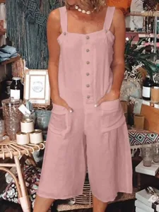 damen-latzhose-lassig-einfarbig-armellos-rosa-3