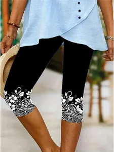 damen-leggings-capri-hosen-hohe-elastizi-schwarz-1