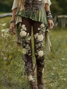 damen-leggings-gemutliche-leggings-urlau-braun-1