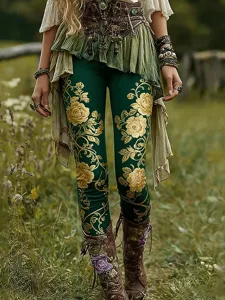 damen-leggings-gemutliche-leggings-urlau-grun-3