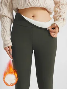 damen-leggings-mit-fleecefutter-fleeceho-armeegrun-20