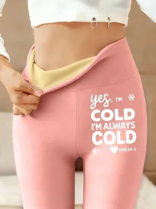 damen-leggings-mit-fleecefutter-fleeceho-rosa-10