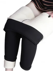 damen-leggings-mit-fleecefutter-leggings-schwarz-1-26
