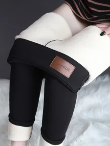 damen-leggings-mit-fleecefutter-leggings-schwarz-22