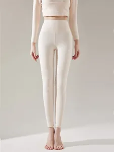 damen-leggings-mode-basic-lassig-volle-l-aprikose-7