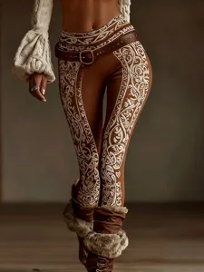 damen-leggings-urlaub-vintage-ethno-stil-kaffee-5