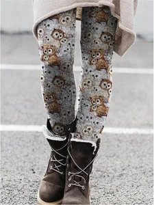 damen-leggings-urlaub-vintage-mode-volle-aschgrau-5