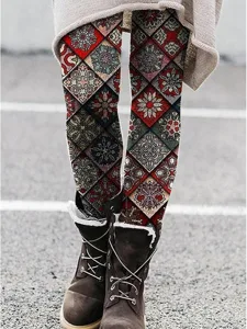 damen-leggings-urlaub-vintage-mode-volle-dunkelrot-6