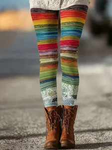 damen-leggings-urlaub-vintage-mode-volle-olivbraun-4