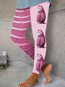 damen-leggings-urlaub-vintage-mode-volle-rosa-4