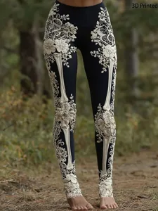 damen-leggings-urlaub-vintage-mode-volle-schwarz-2