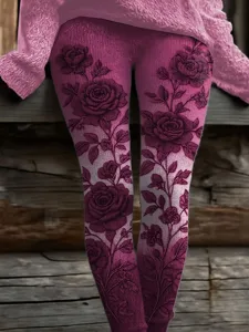 damen-leggings-urlaub-vintage-mode-volle-wei-rosa-2