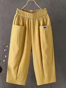 damen-leinenahnliches-falsches-baumwoll-gelb-4