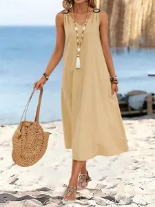 damen-leinenahnliches-faux-baumwoll-lein-beige-1